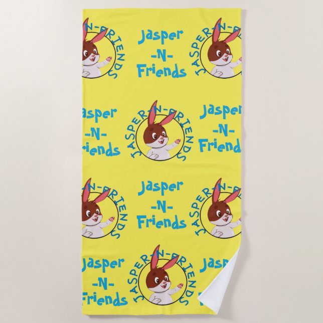 serviette de plage Jasper-n-friends (Devant)