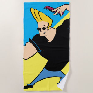 Serviette De Plage Johnny Bravo Combing Hair