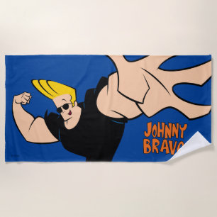 Serviette De Plage Johnny Bravo Pose Iconique