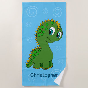 Serviette De Plage Joli dinosaure