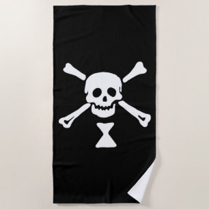 Serviette De Plage Jolly roger Drapeau Emanuel Wynne Pirate