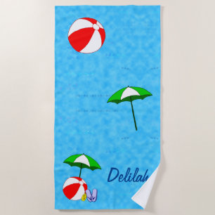 Serviette De Plage Jouets de la piscine à balles de plage personnalis