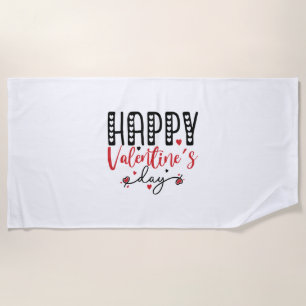 Serviette De Plage Joyeux cadeau Couple Saint-Valentin