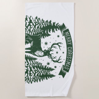Serviette De Plage Joyeux Noël
