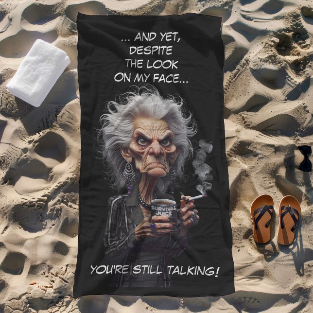 Serviette De Plage Jus de survie (Créateur téléchargé)