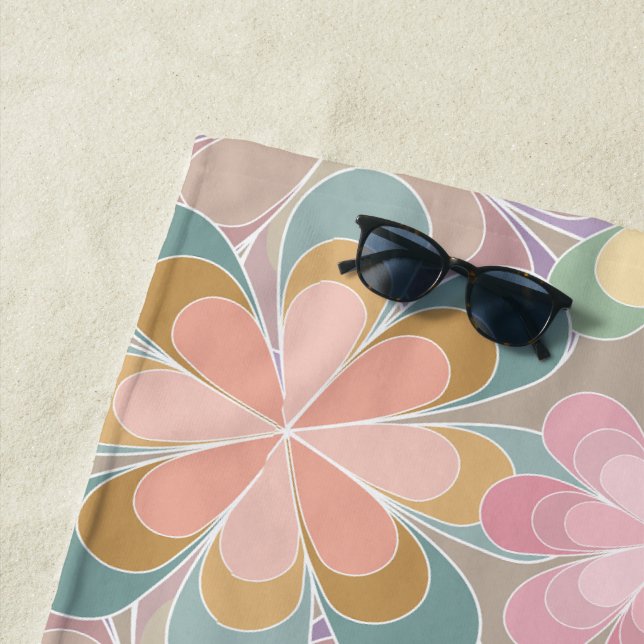 Serviette De Plage Kaleidoscope (En situation)
