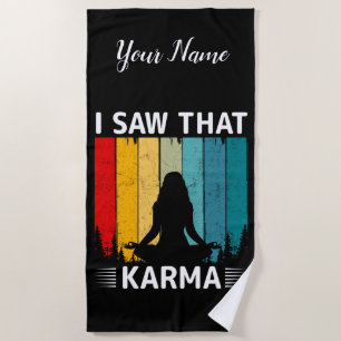 Serviette De Plage Karma Saw