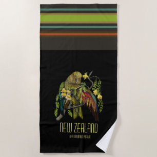 Serviette De Plage Kea New Zealand Mountain Parrot