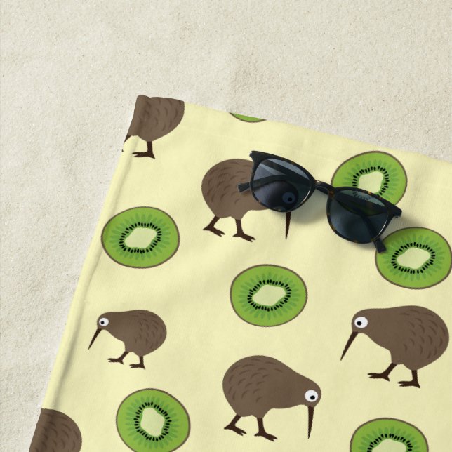 Serviette De Plage Kiwi (En situation)