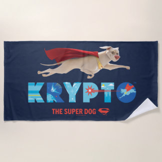 Serviette De Plage Krypto Le Super Chien