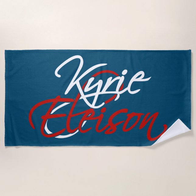 Serviette De Plage Kyrie Eleison (Devant)