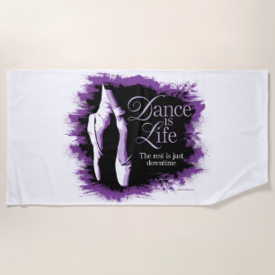Serviette De Plage La danse, c'est la vie