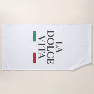 Serviette de plage La Dolce Vita - été italien