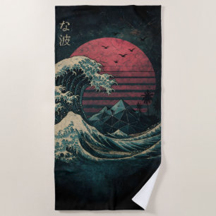 Serviette De Plage La Grande Classique de la Vague Rétro