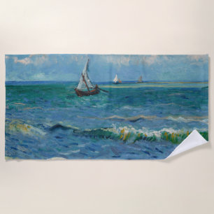 Serviette De Plage La mer aux Saintes Maries de la Mer Van Gogh