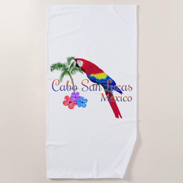 Serviette De Plage La plage tropicale de Cabo San Lucas (Devant)