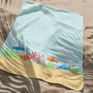 Serviette De Plage La vie marine