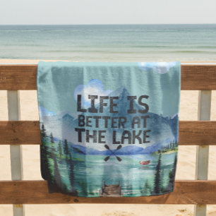 Serviette De Plage Lake House Beach Towel