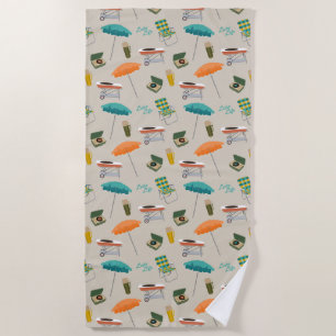Serviette De Plage Lake Life Beach Towel
