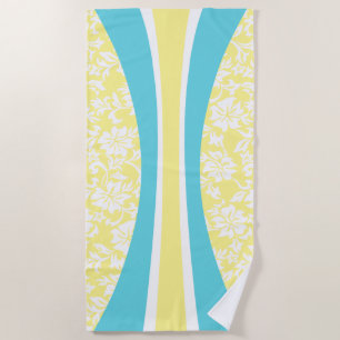 Serviette De Plage Laniakea Hawaiian Strifboard - Citron Jaune