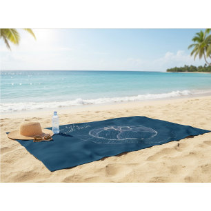 Serviette De Plage L'art des méduses avec « La mer contient des histo
