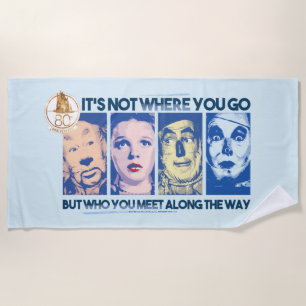 Serviette De Plage L'Assistant D'Oz™   Qui Vous Rencontrez En Chemin