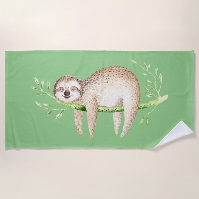 Serviette De Plage Lazy Day (Devant)