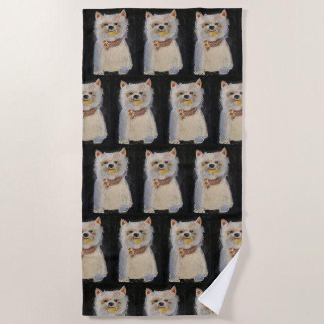 Serviette De Plage Le Chien de Jane (Devant)