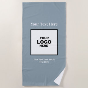 Serviette De Plage Le logo parfait bleu Beach Towel