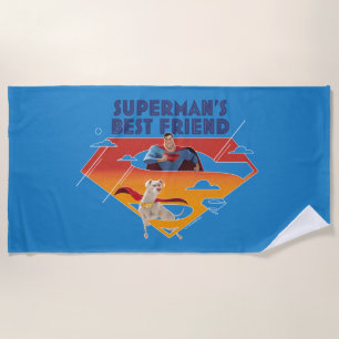 Serviette De Plage Le meilleur ami de Superman