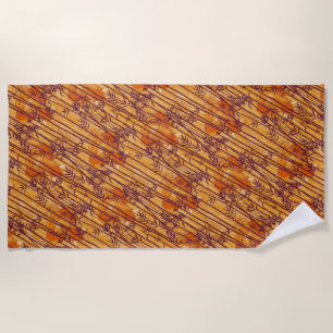 Serviette De Plage Le Motif White Lotus Sunset Safari