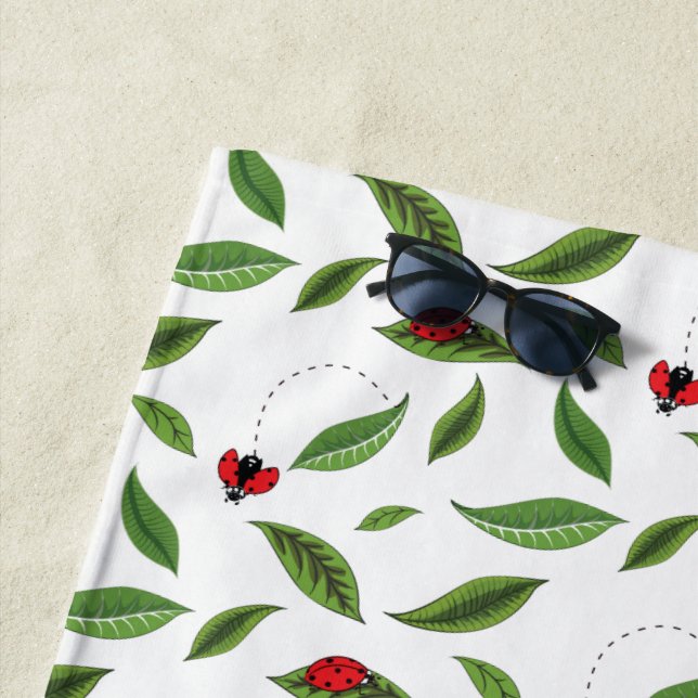 Serviette De Plage Le Petit Ladybugs (En situation)