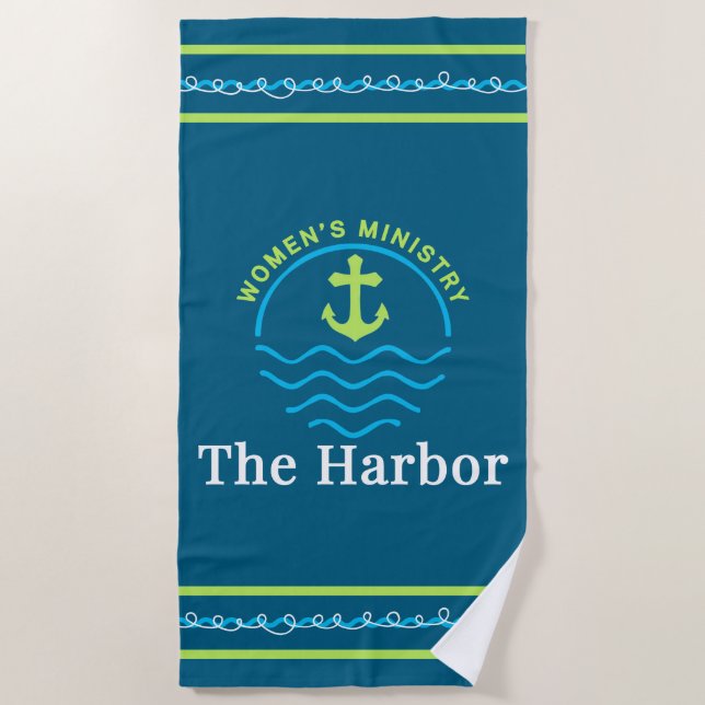 Serviette De Plage Le port Logo Beach Towel (Devant)