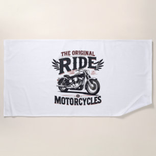 Serviette De Plage le vélo de randonnée original