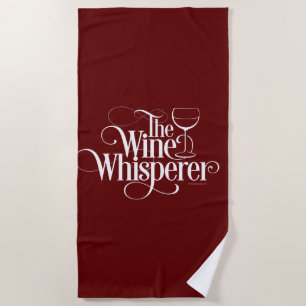 Serviette De Plage Le Whisperer du vin