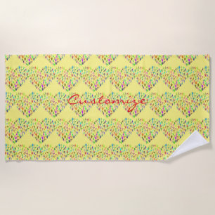 Serviette De Plage Le Yoga Poses Coeur Thunder_Cove