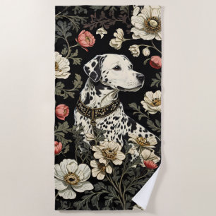 Serviette De Plage L'élégante Dalmatie William Morris Inspiré