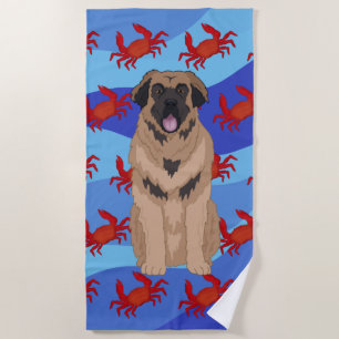 Serviette De Plage Leonberger Crabs