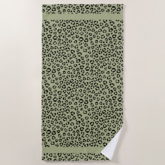 Serviette De Plage Léopard âgé