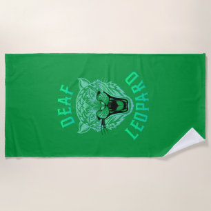 Serviette De Plage léopard sourd