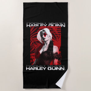 Serviette De Plage L'équipe du suicide Harley Quinn Portrait de la