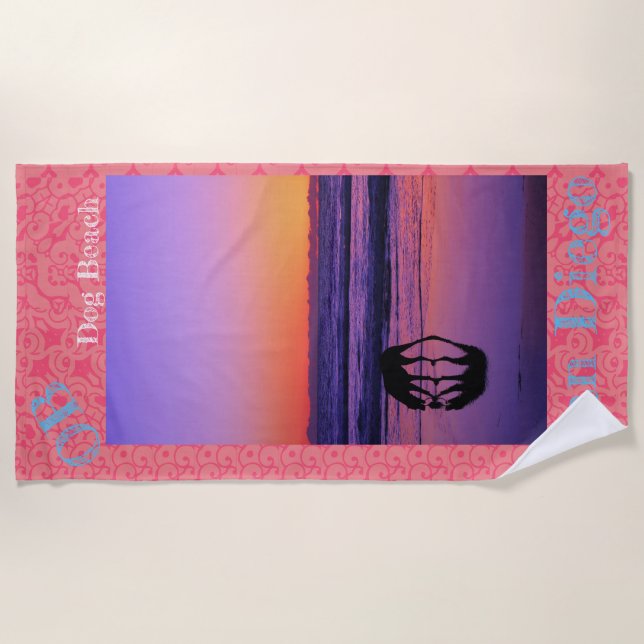 Serviette De Plage Les chiens dominent ! (Devant)