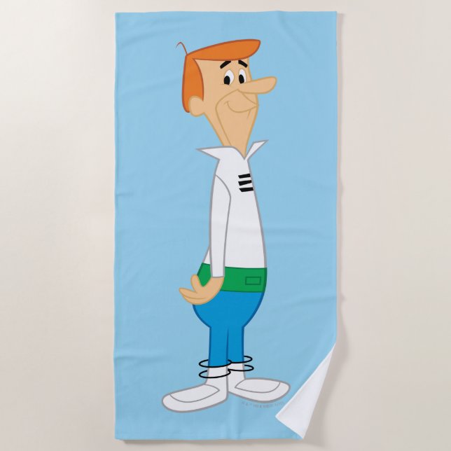 Serviette De Plage Les Jetsons | Rencontrez George Jetson (Devant)