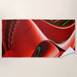 Serviette De Plage L'esprit de l'amour et de l'espoir Abstrait 3D Rai