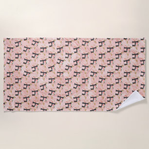 Serviette De Plage Lettre H