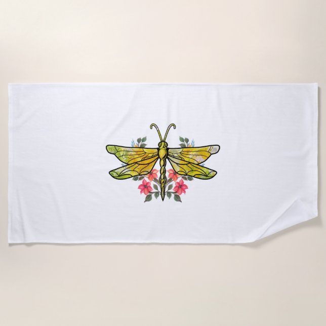 Serviette De Plage libellule (Devant)