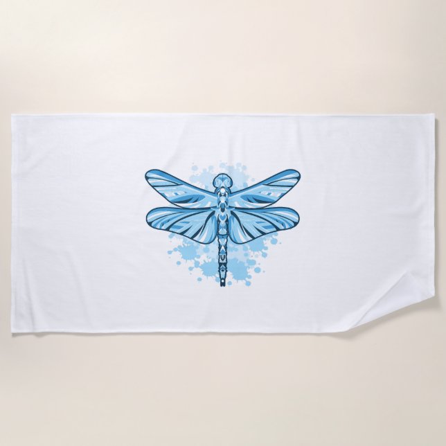 Serviette De Plage libellule (Devant)