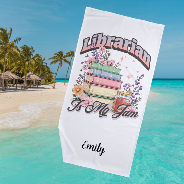 Serviette De Plage  Librarian   (Créateur téléchargé)