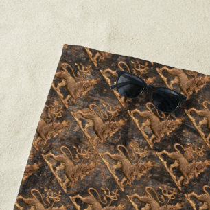 Serviette De Plage Lion de Juda Empire d'Éthiopie Jah Reggae Roots