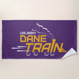 Serviette De Plage Logo du train UAlbany Dane